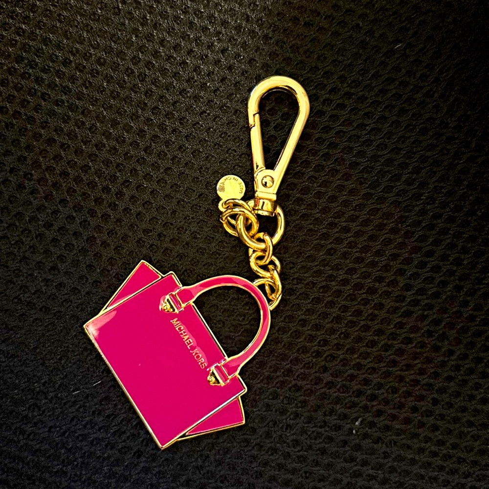 Michael Kors EUC **Rare** Mini Tote Purse Charm